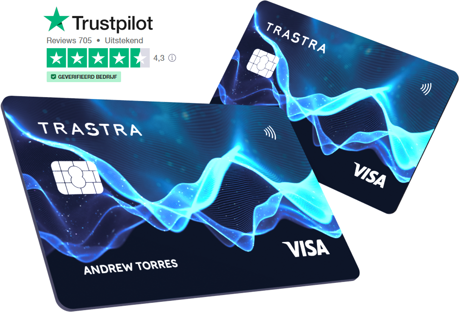 Crypto betaalkaart - Trastra Visa kaart
